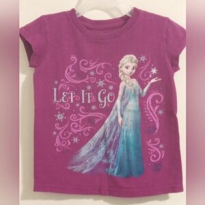 Disney Store Elsa Let it Go Toddler Tee Size XS (4)